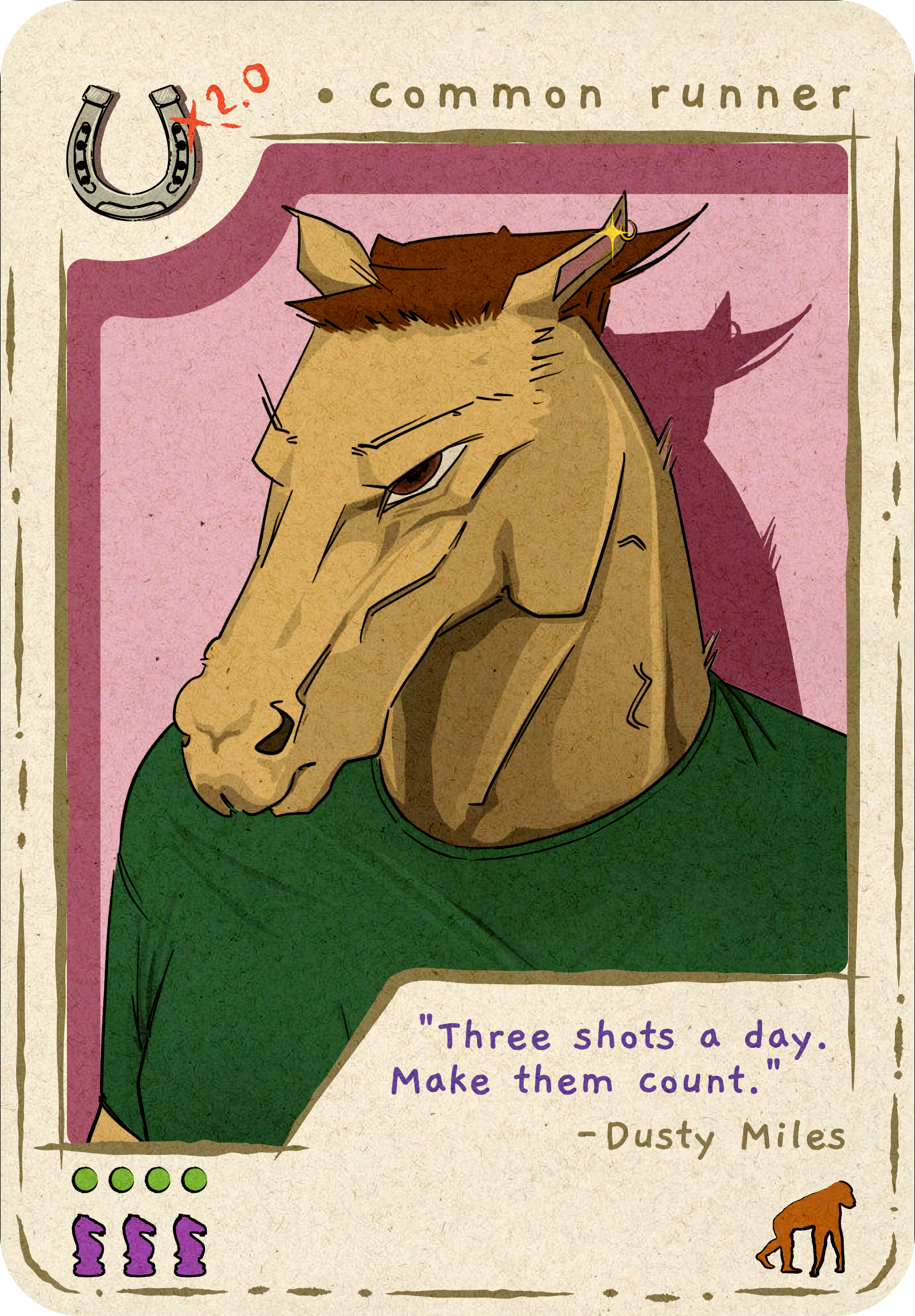 Common Runner collectible card